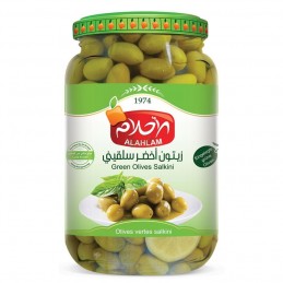 ALAHLAM Green Olives -...