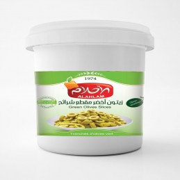 ALAHLAM Green Olives Slices...